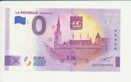 Billet Touristique  0 Euro  - LA ROCHELLE L'HÔTEL DE VILLE - UEET - 2022-3 -  N° 986 - Altri & Non Classificati