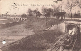 FRANCE - Agen - Le Pont Canal Et La Ligne Du Midi - Carte Postale Ancienne - Agen