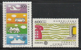 TURQUIE - N°2557/8 ** (1988) Europa - Unused Stamps