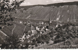 5583 ZELL - BRIEDEL, Blick Auf Ort, Mosel Und Weinberge, 1960 - Zell