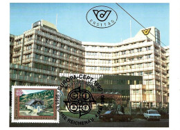 Áustria - Maxicard - 1990 EUROPA Stamps - Post Offices - 1990