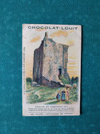 Chromo - CHOCOLAT-LOUIT - Les Ruines Historiques De France - Donjon De DOMFRONT - Louit