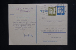 ALLEMAGNE - Entier Postal + Complément De Berlin Pour La France En 1966 - L 150032 - Postales - Usados