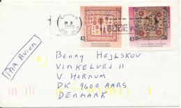 Canada Cover Sent To Denmark 20-5-1993 - Lettres & Documents