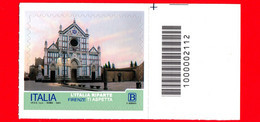 Nuovo - MNH - ITALIA - 2021 - Turismo - L’Italia Riparte – Firenze – Basilica Di Santa Croce - B - Barre 2112 - Codici A Barre
