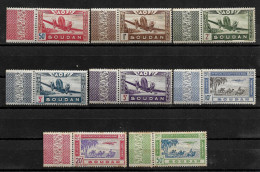 FRENCH SUDAN STAMP - 1942 AIRMAIL - AIRPLANES SET MNH (NP#67-P42) - Unused Stamps