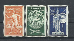 GRECIA   YVERT  AEREA  66/68     MH  * - Nuevos