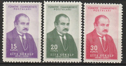 TURQUIE - N°1219/21 ** (1954) - Ungebraucht