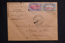 GUADELOUPE - Enveloppe De Pointe à Pitre  En 1941 Avec Cachet Exposition De La Mer Et Forêt - L 150048 - Cartas & Documentos