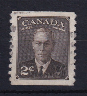 Canada: 1949/51   KGVI (inscr. 'Postes  Postage')    SG420     2c  Sepia   [Perf: Imperf X 9½]     Used  - Gebraucht
