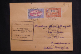 GUADELOUPE - Enveloppe De Pointe à Pitre En 1941 Avec Cachet Exposition De La Mer Et Forêt - L 150051 - Cartas & Documentos