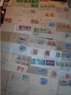 Suisse Collection , 35 Lettres Des Annees 50 , Toute Trace De Plis - Lotes/Colecciones