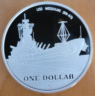 USA, MARINE CORPS BASE - OKINAWA, JAPAN. 1$ 2016. PROOF. USS Missouri - Altri & Non Classificati