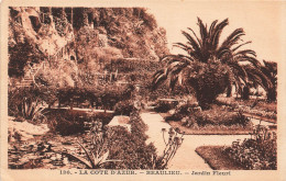 FRANCE - La Côte D'Azur - Beaulieu - Jardin Fleuri - Carte Postale Ancienne - Beaulieu-sur-Mer