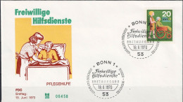 BRD FGR RFA - Pflegehilfe (MiNr: 631) 1970 -  Illustrierter FDC - 1961-1970