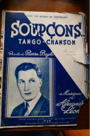 SOUPCONS TANGO-CHANSON ALEXANDRU LEON Partitura Muzicala Veche Romania - Chant Soliste