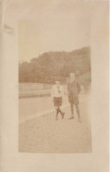 PHOTOGRAPHIE - Homme - Enfant - Uniforme - Carte Postale Ancienne - Fotografie