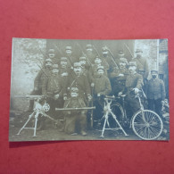 CARTE PHOTO MILITARIA  63 EME REGIMENT MITRAILLEUSE 1914 - Guerre 1914-18