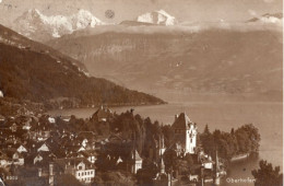 OBERHOFEN - CARTOLINA FP SPEDITA NEL 1917 - Oberhofen Am Thunersee