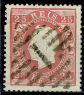 Portugal, 1870/6, # 40, Ferroviário, Used - Oblitérés