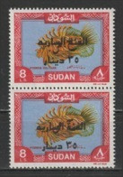 Sudan - 1992 - Rare - Pair - ( 35 Dinars On 8 Pounds - Pterois Volitans ) - MNH** - Soudan (1954-...)