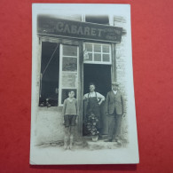 CARTE PHOTO METIER COORDONNIER DEVANTURE CHAUSSURES SUR MESURES CABARET - Artisanat