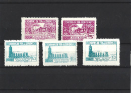 !!! ALGÉRIE, LOT DE 5 VALEURS SANS LA SURCHARGE "CONTRÔLE DES RECETTES", NEUFS, SANS CHARNIÈRES, DE 1945/1946 - Postage Due