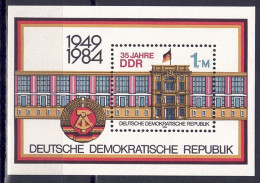 DDR 1984 - 35 Jahre DDR, Block 77, Postfrisch ** / MNH - 1981-1990