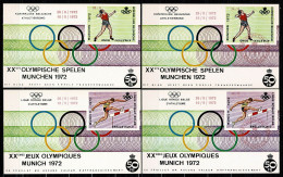 Belg. 1972 - E 121/22** + Speciale Stempel/cachet Spécial Munich 1972 MNH (3 Scans) - Erinnophilie [E]