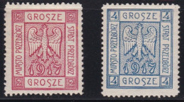 Poland 1917 Definitive, Eagle, MH(*) Michel 1/2 - Nuevos