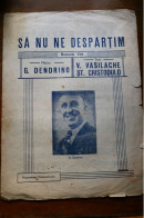 SA NU NE DESPARTIM G. DENDRINO V. VASILACHE ST. CRISTODULO Partitura Muzicala Veche Romania - Vocales