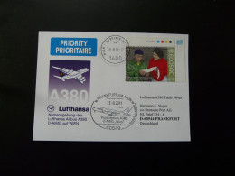 Premier Vol First Flight Wien Frankfurt Taufe Airbus A380 Lufthansa 2011 - Premiers Vols