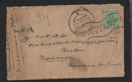 India 1933 K G Vth Stamp On Cover  With Telephone Make Life Is Easier   Slogan Cancellation (B35) - Andere & Zonder Classificatie