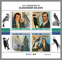 SIERRA LEONE 2023 MNH Alexander Wilson Ornithologist Ornithologe M/S – OFFICIAL ISSUE – DHQ2405 - Naturaleza