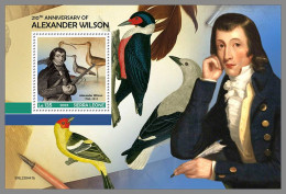 SIERRA LEONE 2023 MNH Alexander Wilson Ornithologist Ornithologe S/S – OFFICIAL ISSUE – DHQ2405 - Naturaleza