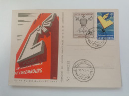 Foire Internationale De Luxembourg 1954 - Cartes Commémoratives