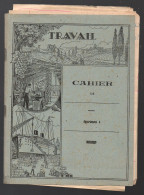 Cahier D'écolier Manuscrit Avec Coupures De Presse RESULTATS COURSES AUTOMONILES 1949 (M6377) - Automobilismo - F1