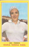 330 MARIA TERESA RIEDL - TENNIS - CAMPIONI DELLO SPORT PANINI 1970-71 - Trading Cards