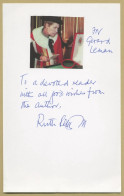 Ruth Rendell (1930-2015) - Autrice Britannique - Carte Dédicacée + Photo - 2001 - Schriftsteller