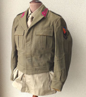 Giacchino BD Camicia Cravatta C.M. Bersaglieri Div. Ariete Anni '60 - Uniform