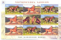 2016. Mountainous Karabakh, Horses Of Karabakh, Sheetlet, Mint/** - Armenien