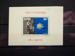 ZAIRE BLOC 54 XX  ( COB ) COTE : 10 EURO ( H ) - Unused Stamps