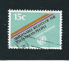 N°334 Inalienable Rights Of The Palestinian People United Nations 15c Timbre   USA New York 1981 - Gebruikt