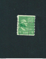 N° 369 Washington  Timbre  USA Etats-Unis (1938) - Usados