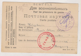 RUSSIA, 1915 POW Postal Stationery To  Hungary - Storia Postale