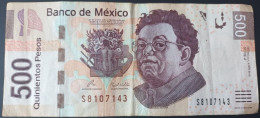 BILLETE DE MEXICO DE 500 PESOS  DEL AÑO 2010 CALIDAD MBC (VF) (BANKNOTE) - Mexico