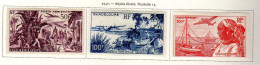 Guadeloupe - (1947) -  P A Plantations - Hydravion - Neufs* - MLH - Poste Aérienne