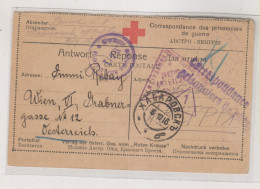 RUSSIA, 1916 POW Postal Stationery To  Austria - Cartas & Documentos