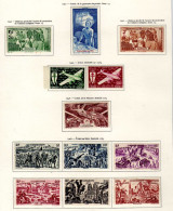 Guadeloupe - (1942-46) -  PA - Oeuvre - Victoire - Du Tchad Au Rhin -  Neufs* - MLH - Airmail