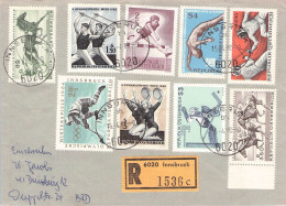ÖSTERREICH - EINSCHREIBEN 1988 INNSBRUCK - DUISBURG/DE / 5028 - Storia Postale